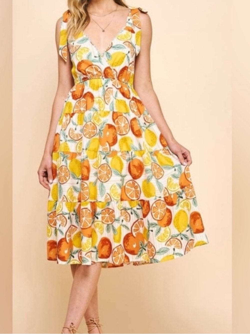 NWT Pinch Citrus Midi Dress